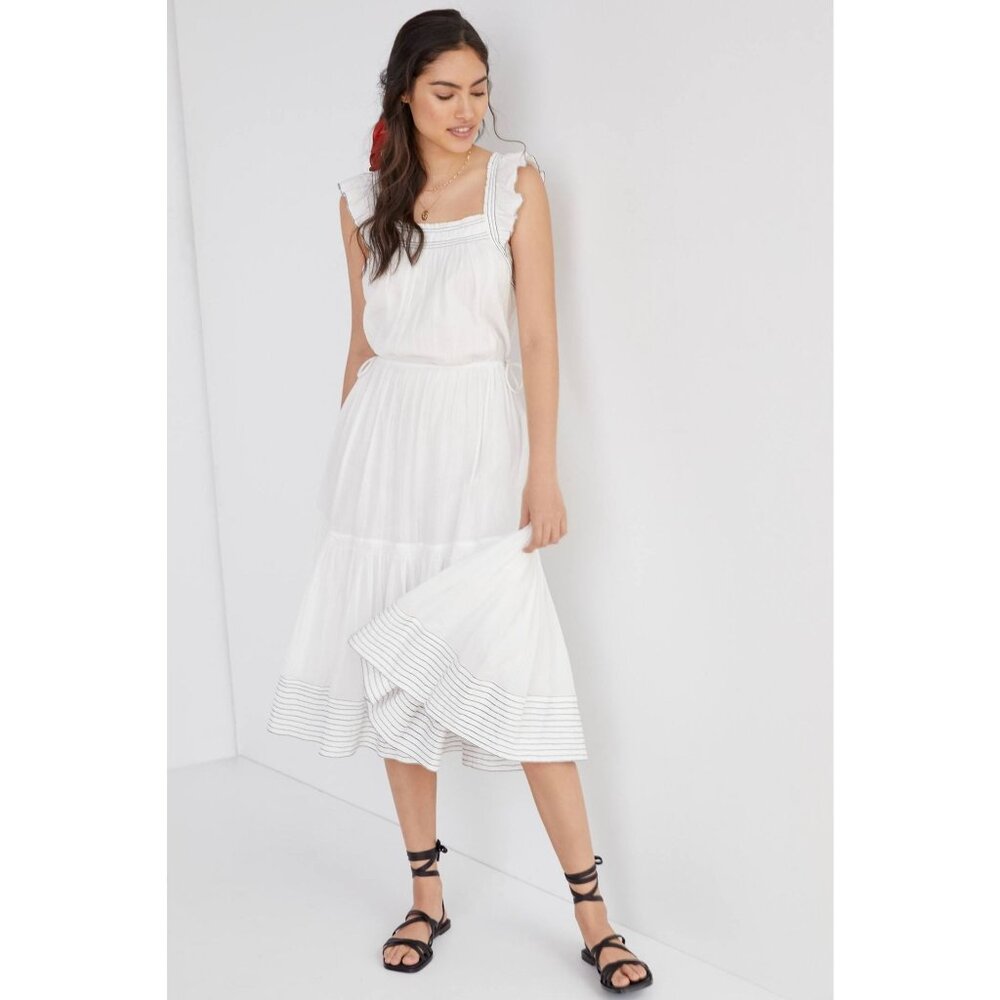 Anthropologie Magali Pascal Ruffled Tiered Maxi Dress